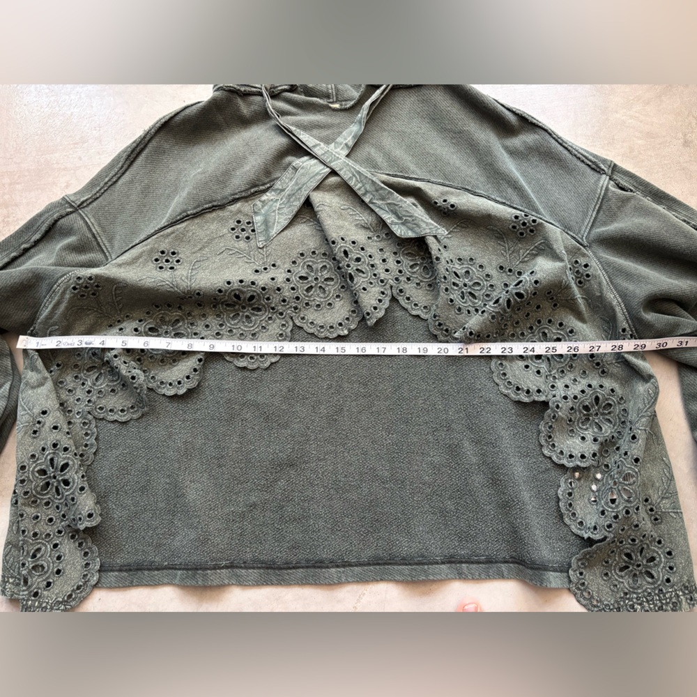 Free People Eyelet HiLo Hoodie - Picture 10 of 16